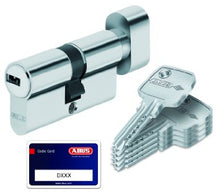 Naložite sliko v pregledovalnik galerije, Cilindrični vložek z gumbom ABUS KD6PS